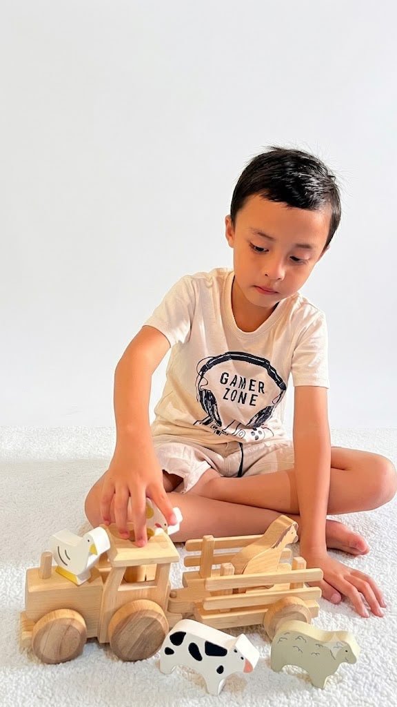 Indonesian wooden toy craftsmanship